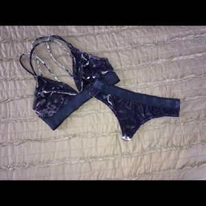 PINK Crushed Velvet Set